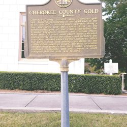 Cherokee County Gold Historic Landmarker