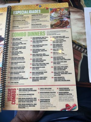 Menu photo 5 Los Mariachis Mexican Restaurant Columbus, OH