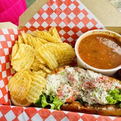 The Lobster Man - Original lobster rolls $25, soup $9