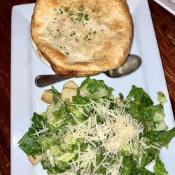 O'Neill's Restaurant and Bar - One of the best chicken pot pies I've ever tasted and the crust is to die for! The Caesar salad side option makes it even better.