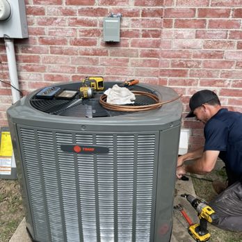 Texhoma Heating and Air - Soldering in the line set - Heating & Air Conditioning/HVAC Near Me - Burleson , Texas Texhoma Heating and Air - Soldering in the line set - Heating & Air Conditioning/HVAC Near Me - Burleson , Texas