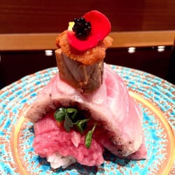 Hanabi - Angel Tower - all I can say is... A lot of Chu and o toro, monkfish liver, uni!