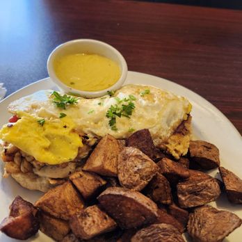 Bell Cafe - Lump crabcake, eggs, cheese biscuits, and potatoes - Breakfast & Brunch Near Me - Mechanicsville, Virginia Bell Cafe - Lump crabcake, eggs, cheese biscuits, and potatoes - Breakfast & Brunch Near Me - Mechanicsville, Virginia