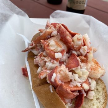 Bite Into Maine - 6oz Connecticut style lobster roll - Seafood Near Me - Cape Elizabeth, Maine Bite Into Maine - 6oz Connecticut style lobster roll - Seafood Near Me - Cape Elizabeth, Maine