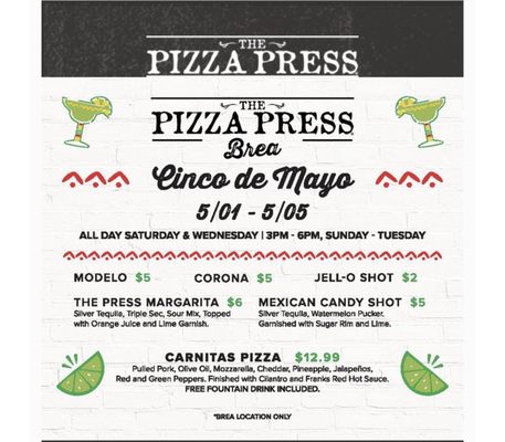 Menu photo 2 The Pizza Press Irvine, CA