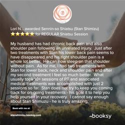 Shiatsu Sennin-so - The kindest reviews from some of the best patients! I'm so grateful!