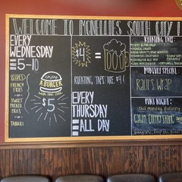 Daily specials Daily specials