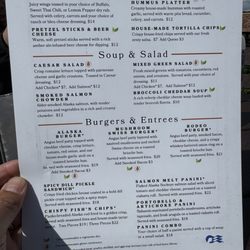 Base Camp Restaurant - Menu