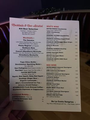 Menu photo 4 The Post Bar Detroit, MI