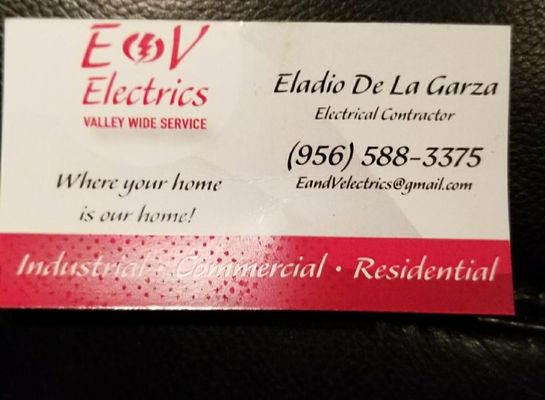E&V Electrics Logo