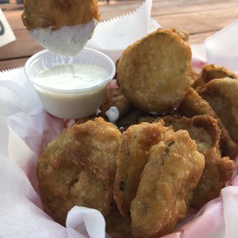Red Pines Bar & Grill - Fried pickle chips with ranch. (Spears also an option) - American Near Me - Onalaska, Wisconsin