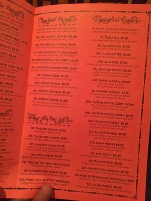 Menu photo 7 Manas Indian Cuisine Los Angeles, CA
