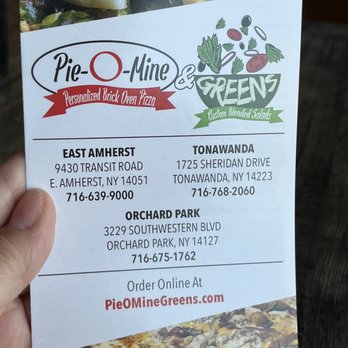 Pie-O-Mine Greens - Pizza Near Me - Tonawanda, New York Pie-O-Mine Greens - Pizza Near Me - Tonawanda, New York