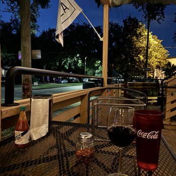 Mid City Pizza - Enjoying the deck beside oak-covered Banks - Pizza Near Me - New Orleans, Louisiana Mid City Pizza - Enjoying the deck beside oak-covered Banks - Pizza Near Me - New Orleans, Louisiana