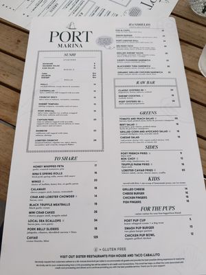 Menu photo 2 Port Marina Cape May, NJ Menu photo 2 Port Marina Cape May, NJ