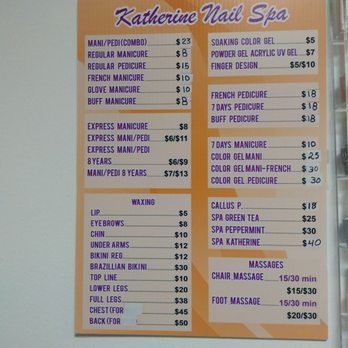 Katherine Nail & Spa - Current prices - Nail Salons Near Me - Flushing, New York Katherine Nail & Spa - Current prices - Nail Salons Near Me - Flushing, New York