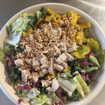 Field & Social - Coconut Chicken - Salad Near Me - Vancouver, British Columbia Field & Social - Coconut Chicken - Salad Near Me - Vancouver, British Columbia