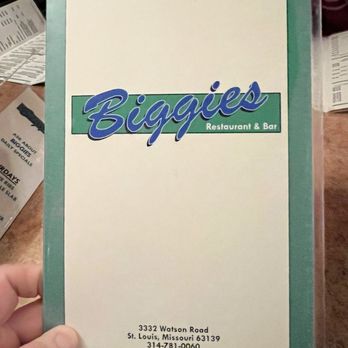 Biggie's Restaurant - Menu - American Near Me - St. Louis, Missouri Biggie's Restaurant - Menu - American Near Me - St. Louis, Missouri