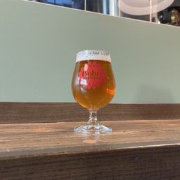 Hop Mandala - New Zealand Cold IPA enjoyed with a view of the brew tanks