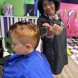 Sharkey's Cuts for Kids - happy kid