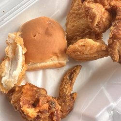 Chicken, wings, and tenders that were so good!