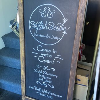 The Stylish Scribe - Entrance signage - Cards & Stationery Near Me - Reno, Nevada The Stylish Scribe - Entrance signage - Cards & Stationery Near Me - Reno, Nevada
