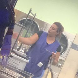 SmartWash Laundry - The new attendant that stomps door in front of people, is always talking down on customers