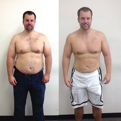 Show Up Fitness - Client lost over 40 lbs in 3 months!  How?  By SHOWING UP and working with the best trainers around.