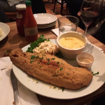 Peaches - Cornmeal Crusted Catfish - Southern Near Me - Brooklyn, New York Peaches - Cornmeal Crusted Catfish - Southern Near Me - Brooklyn, New York