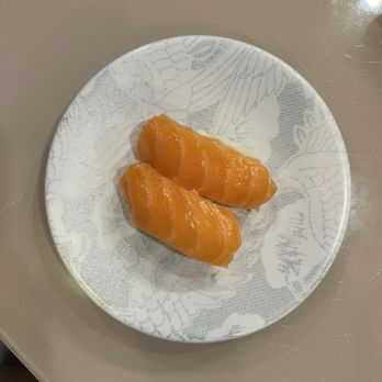 Fuji Revolving Sushi Bar - salmon nigiri - Sushi Bars Near Me - Cypress, California Fuji Revolving Sushi Bar - salmon nigiri - Sushi Bars Near Me - Cypress, California