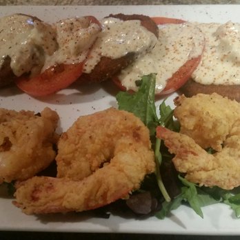 Cafe Josephine - Eggplant and Crab Dinner $18.99 - Cajun/Creole Near Me - Sunset, Louisiana
