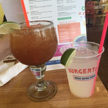 Burgerteca - Michelada and House margarita on the rocks - Burgers Near Me - San Antonio, Texas Burgerteca - Michelada and House margarita on the rocks - Burgers Near Me - San Antonio, Texas