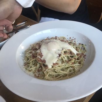 Coppa Osteria - Carbonara sooo good and creamy and unhealthy (that means tasty) - Italian Near Me - Houston, Texas