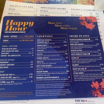Blue Sushi Sake Grill - Happy hour drink menu - Sushi Bars Near Me - Indianapolis, Indiana Blue Sushi Sake Grill - Happy hour drink menu - Sushi Bars Near Me - Indianapolis, Indiana