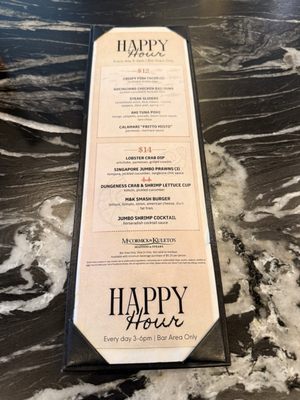 Menu photo 4 McCormick and Kuleto's San Francisco, CA