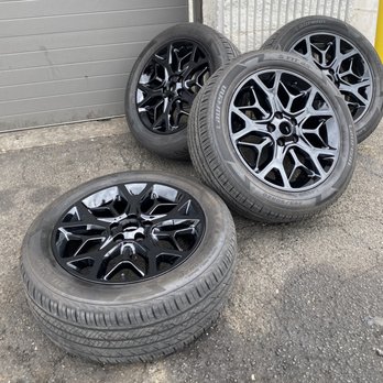 Labworx customs - Cherokee wheels powdercoated black. - Vehicle Wraps Near Me - Deer Park, New York Labworx customs - Cherokee wheels powdercoated black. - Vehicle Wraps Near Me - Deer Park, New York