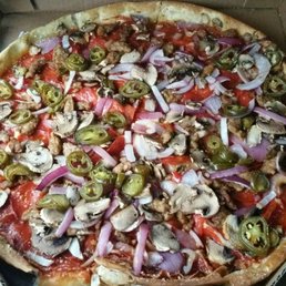 This is my $10 any way you want it pizza. Great deal and delicious. This is my $10 any way you want it pizza. Great deal and delicious.