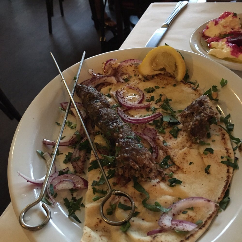 Cafe Munir - Sorry--I always forget to get a picture until half the order is consumed... - Lebanese Near Me - Seattle, Washington