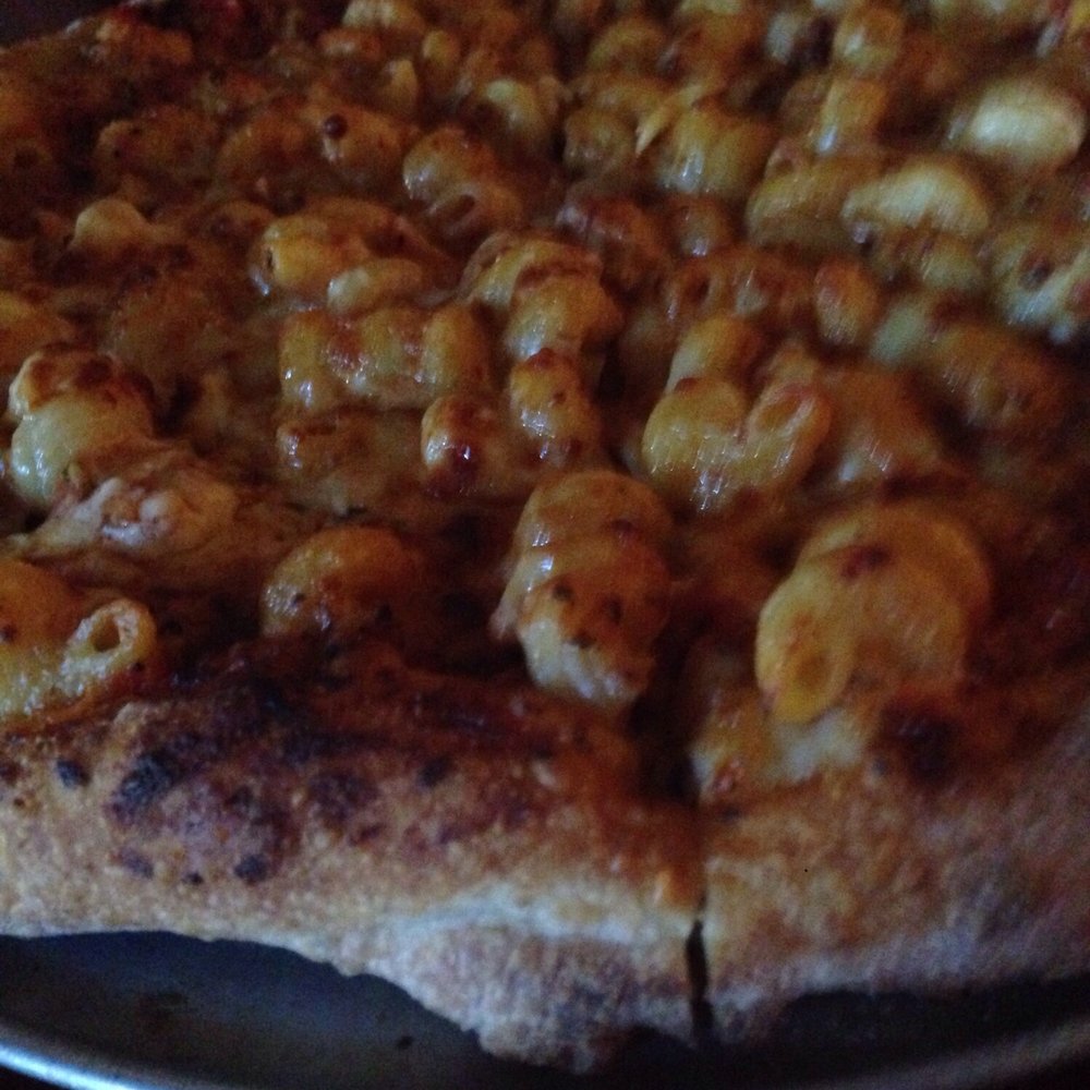 The Livery - Mac and cheese pizza - Breweries Near Me - Benton Harbor, Michigan The Livery - Mac and cheese pizza - Breweries Near Me - Benton Harbor, Michigan