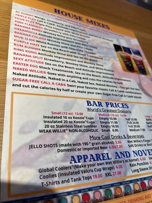 Menu photo 2 Wet Willie's Atlantic City, NJ Menu photo 2 Wet Willie's Atlantic City, NJ
