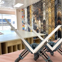 Castle Custom Framing - All corners trued up on a precision disc sander and vised--the old school way