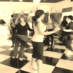 A workshop at Red Door Dance Studio. Learning the art of spins.