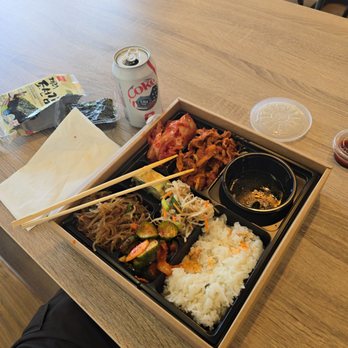 Chilban - White rice with daeji bulgogi (spicey pork) - Korean Near Me - Fullerton, California