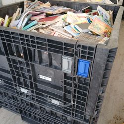 Value Village - Crate full of books weighing 1200lbs each