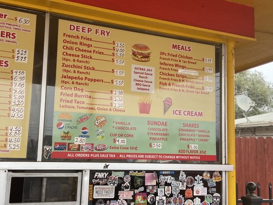 Menu photo 1 East Main Drive In Stockton, CA