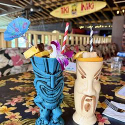 Tiki Iniki - The Tiki Iniki and the flaming drink (forgot the name)