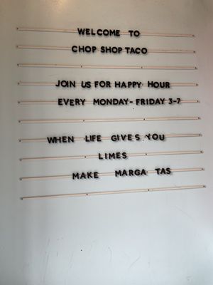 Menu photo 4 Chop Shop Taco Alexandria, VA Menu photo 4 Chop Shop Taco Alexandria, VA