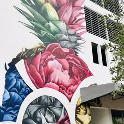 Pineapple Mural