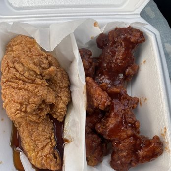 Wingtown & Grill - Teriyaki & Honey BBQ Chicken Tender Strips - Chicken Wings Near Me - Carrollton, Texas