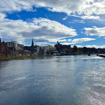 Greig Street Bridge - Views from the bridge of the castle and city center to the south - Landmarks & Historical Buildings Near Me